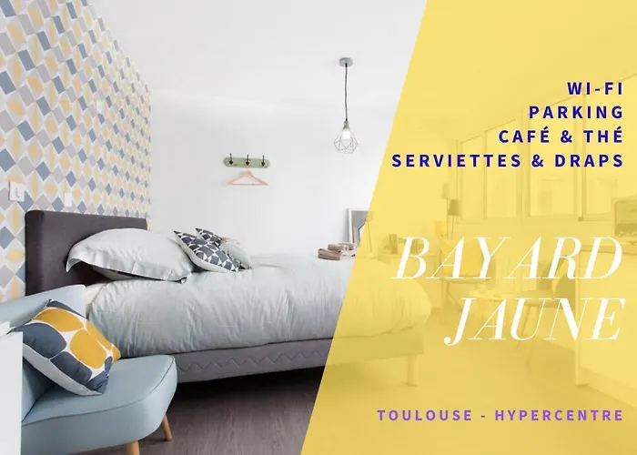 Le Bayard Jaune - Parking & Gare Sncf Apartament